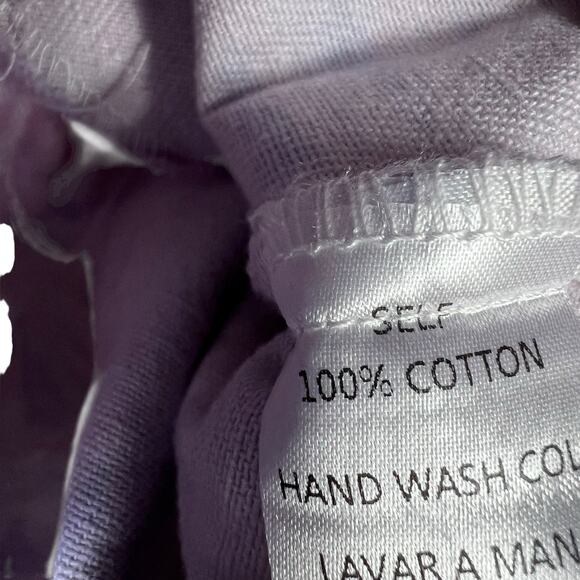 Emily Wonder Abstract Denim Jacket Womens L Pastel Pink Eclectic Whimsy Quirky - Picture 6 of 6